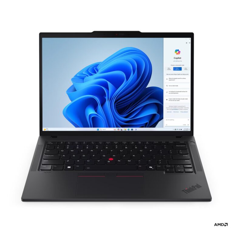 Laptop Lenovo ThinkPad T14 Gen 5 / Ryzen 7 PRO 8840u / 32GB DDR5 / 512GB / 14" WUXGA IPS AG Touchscreen 60Hz / Radeon 780M - Black