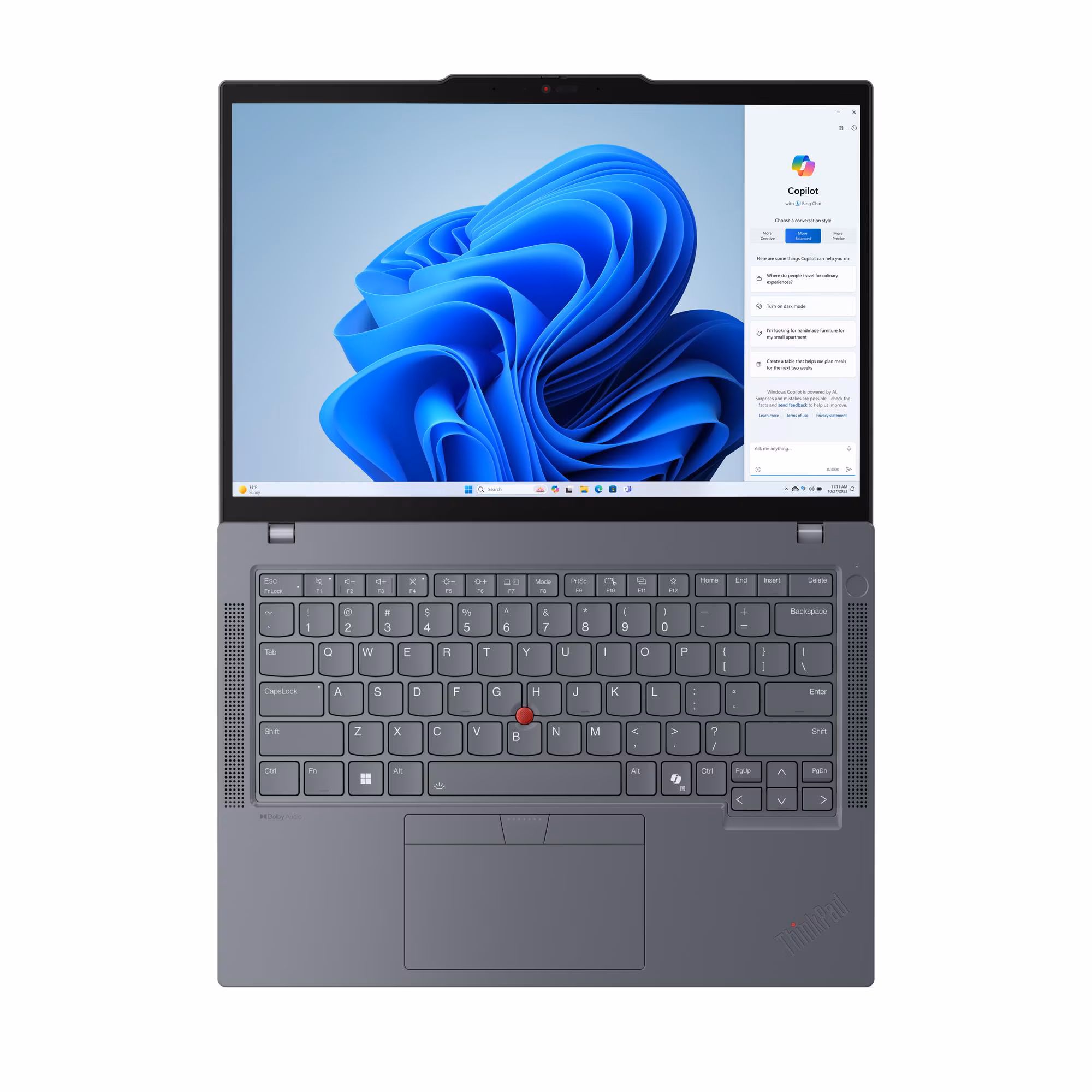 Laptop Lenovo ThinkPad T14 Gen 5 / Ultra 7 155U / 16GB DDR5 / 512GB / 14" WUXGA AG IPS 60Hz / Intel Graphics - Grey - Figura 6