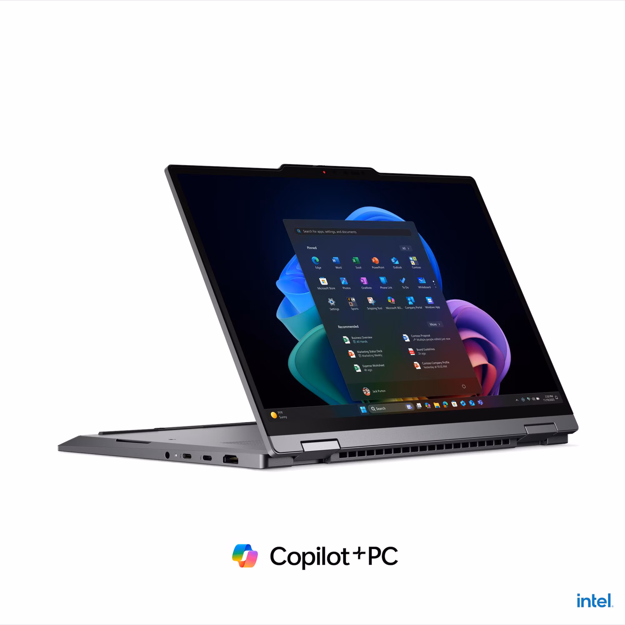 Laptop Lenovo Thinkpad X1 2in1 G11 / Ultra 7 355 / 32GB LPDDR5X / 512GB / 14″ WUXGA IPS AG Touch 60Hz / Intel Graphics – Gri 3