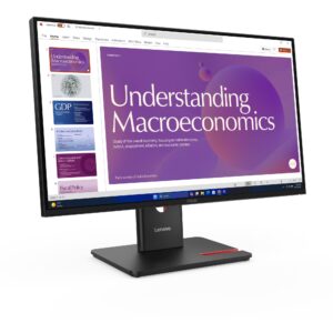 Monitor Lenovo ThinkVision T24D-40 / 64B9GAT1EU / 24"/ Full HD IPS / WLED / 120Hz / 4ms / HDMI+USB+DP - Zezë