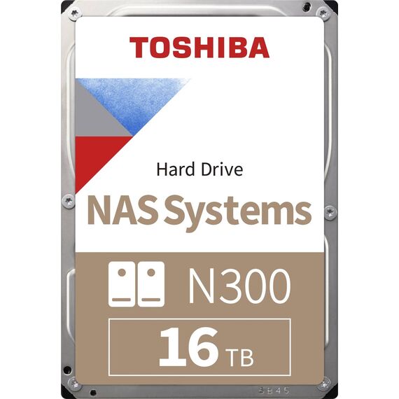 HDD të Brendshme Toshiba N300 MN11ACA16TS / 16TB / 7200 RPM / 512MB / CMR / 3.5″ / BULK