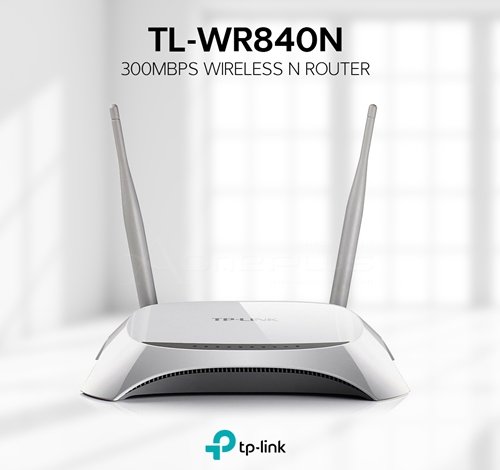 Wireless Router TP-Link / 300 Mbps / 4+1 Porte / 10/100 Porte / 2 Antena