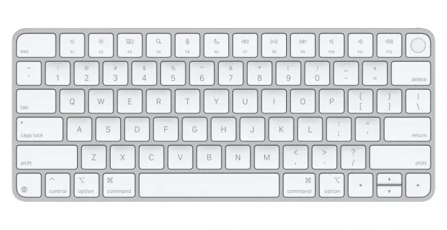 Aksesorë Apple Magic Keyboard with Touch ID / QWERTY / US – Bardhë