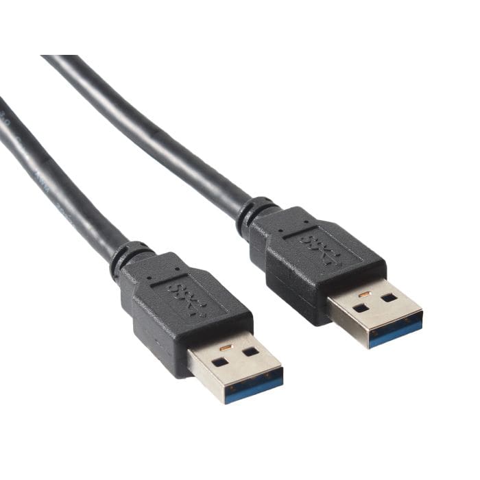 USB kabëll Male në Male / 3.0 / 1.5m / I zi