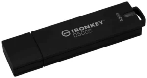 USB Flash Drive Kingston IronKey D500S – 32GB / FIPS 140-3 Level 3 / 256-bit AES Encrypted - Zezë