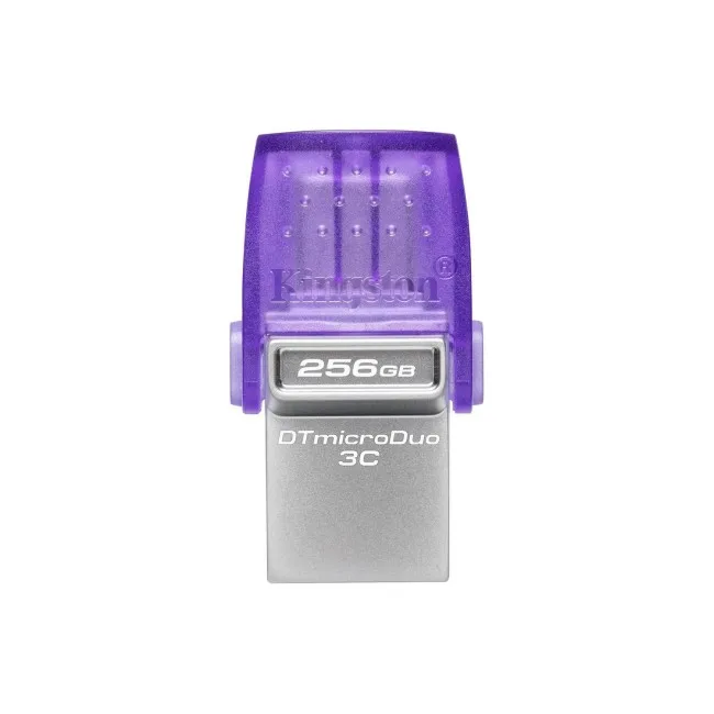 USB Flash Drive Kingston DataTraveler MicroDuo 3C – 256GB / USB-A & USB-C / 200MB/s - Vjollcë - Figura 2