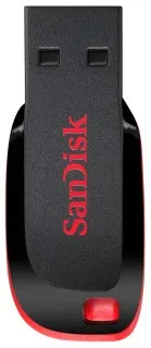 USB Flash Drive SanDisk Cruzer Blade – 128GB - Kuqe / Zezë - Figura 2