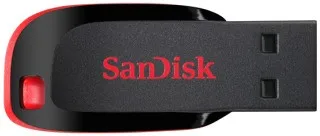 USB Flash Drive SanDisk Cruzer Blade – 64GB - Kuqe / Zezë - Figura 2
