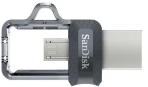 USB Flash Drive SanDisk Ultra Dual Drive m3.0 – 256GB - Gri