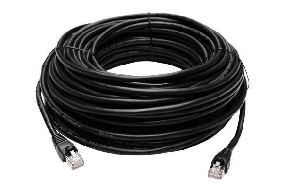 UTP kabëll i-Tech / CCA / Cat-6 / 1 Gbps / 0.5mm / 40m / E zezë