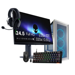GG BUNDLE 12 / Ryzen 7 7800X3D / 32GB DDR5 / 500GB / RTX 5060 Ti 8GB + DELL AW2525HM, 25" IPS FHD 320Hz + Razer Black Shark V2 X + MK005BT + Redragon M916-PRO-4K K1NG