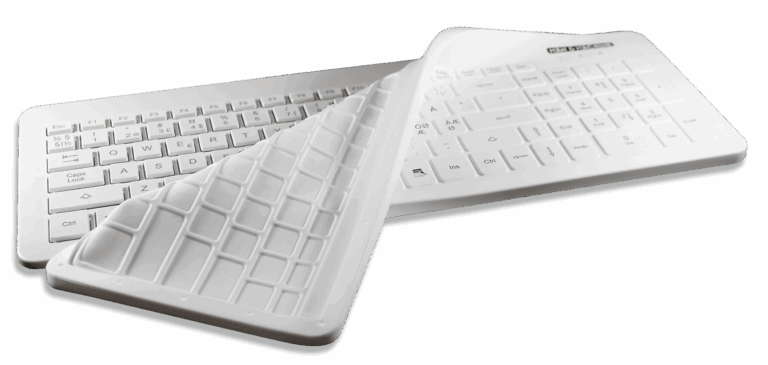 Mbulesë silikoni Man & Machine Keyboard Cover / DE Layout / Very Cool / Printed Silicone - Bardhë