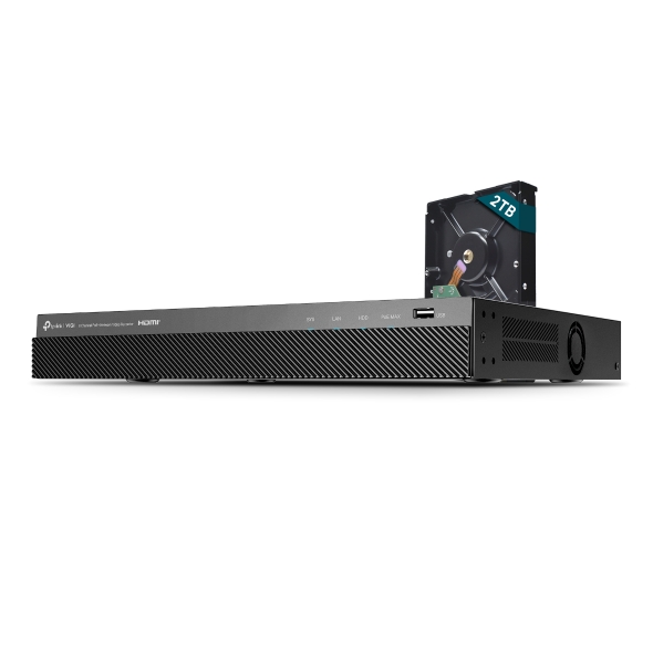 DVR TP-Link Omada IPCam VIGI NVR2008H-8MP-2TB 8 Channel PoE+
