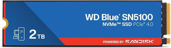 SSD të Brendshme SanDisk WD Blue SN5100 / 2TB / M.2 2280 / PCIe Gen4 NVMe