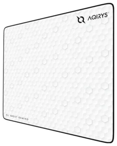 Mauspad Gaming AQIRYS WEBB Medium / 450×400 mm - Bardhë