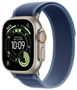 Apple Watch Ultra 3 GPS + Cellular 49mm Natural Titanium Case / Blue Trail Loop - M/L