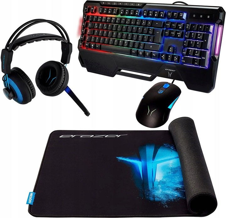 Set Aksesorësh Erazer Accessories Box / Maus + Tastierë + Mauspad + Headset