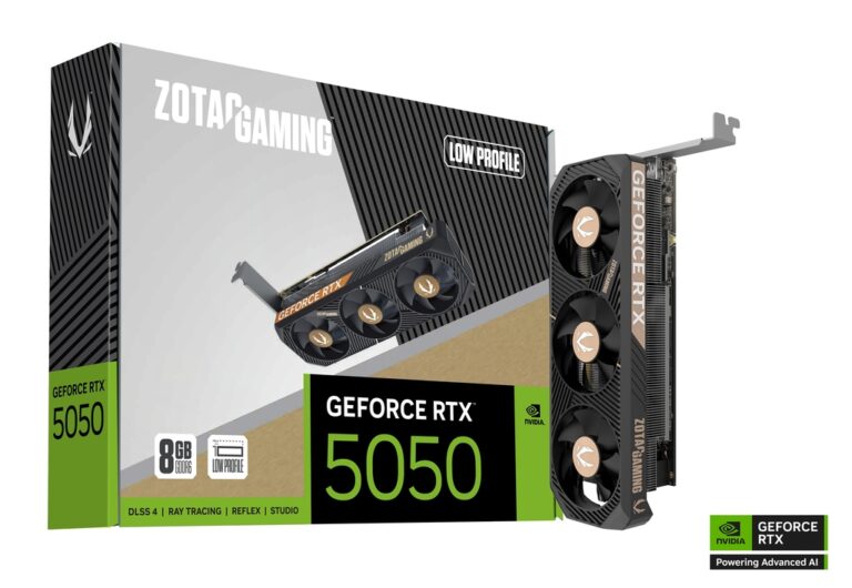 Kartelë Grafike RTX 5050 8GB Zotac LP GDDR6