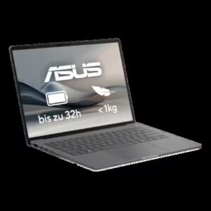 Laptop ASUS Zenbook A14 UX3407QA-QD349W / Snapdragon X X1-26-100 / 16GB LPDDR5x / 1TB / 14″ WUXGA OLED / Qualcomm Adreno – Gri 7