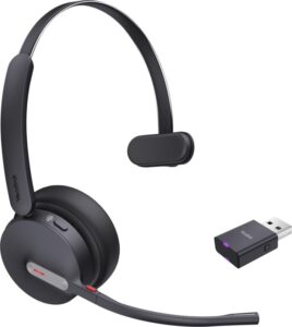 Kufje pa kabllo Yealink WH64 Hybrid Mono DECT with Charging Stand for MS / USB C– Zezë 6