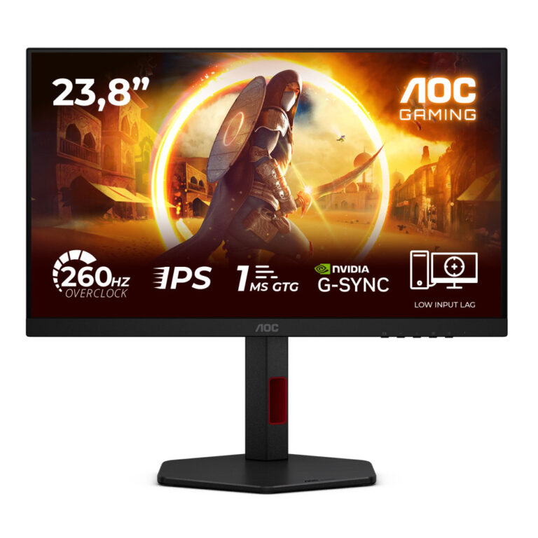 Monitor Gaming AOC 27G4ZR / 27"/ Full HD Fast IPS LED / 260Hz / 0.3ms / HDMI+DP - Zezë/Kuqe