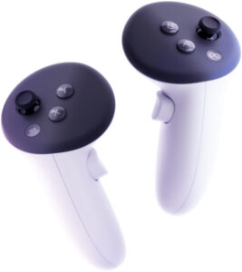 Syze virtuale Meta Quest 3 / Snapdragon XR2 Gen 2 / 512GB / 4K+  120Hz / 3D spatial audio / Të bardha