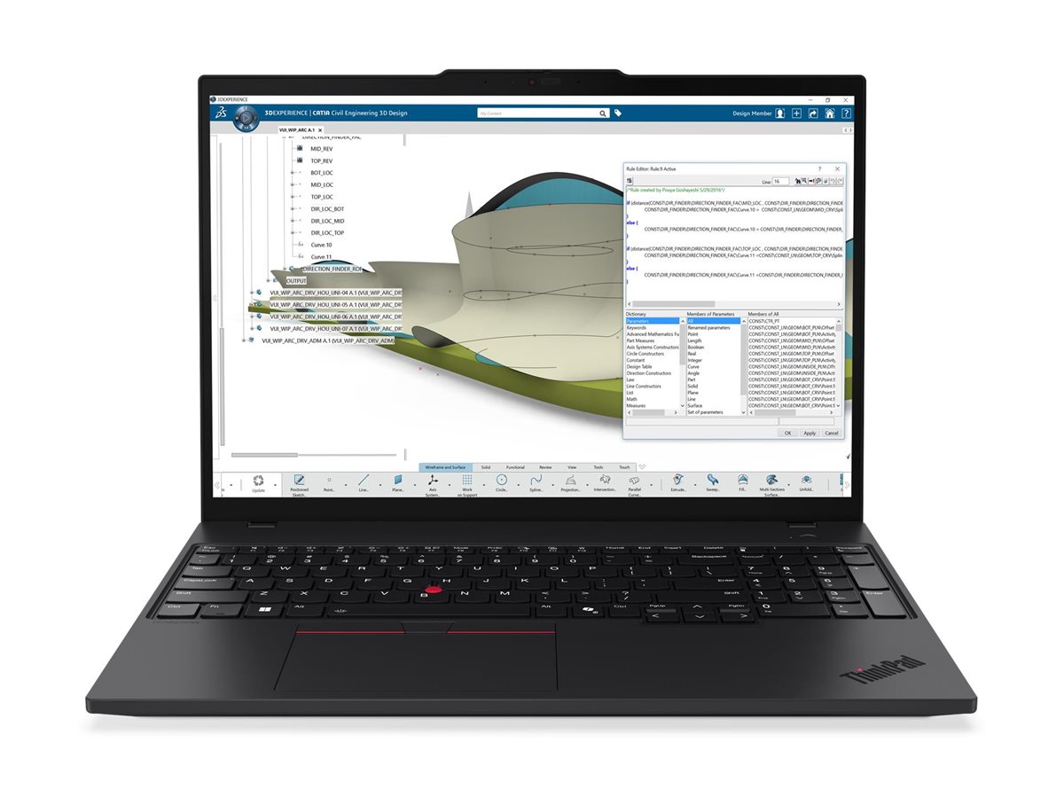 Laptop Lenovo ThinkPad P16s G4 / RYZ AI 9 HX Pro 370 / 64GB DDR5 / 1TB / 16″ FHD+ IPS / AMD Radeon 890M – Zezë