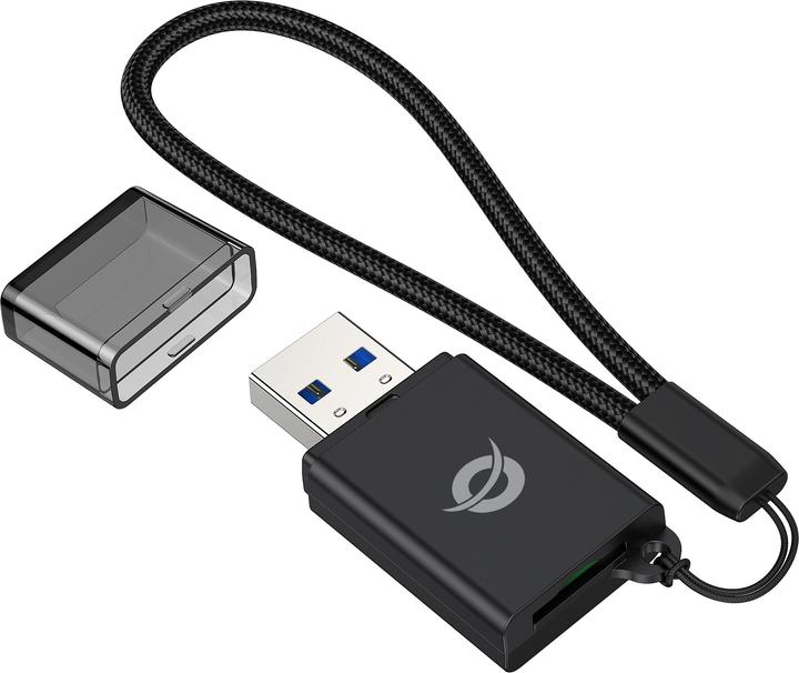 Adapter për Kartë memorie Conceptronic Card Reader  USB-A 3.2 to TF / MicroSD 3.0 – Zezë