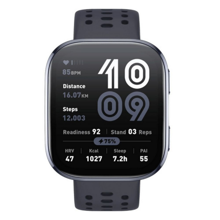 Orë e mençur Amazfit Bip 6 / 46mm / W2435EU1N – Argjend / Zezë