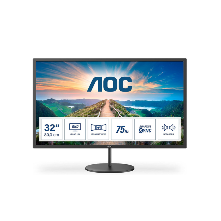 Monitor AOC Q32V4 / 31.5 Inch / QHD / IPS / 75Hz / 4ms / I zi