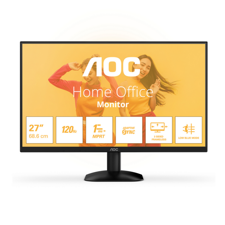 Monitor Gaming AOC 27B35HM / 27B35HM / 27"/ Full HD VA / 120Hz / 1ms / HDMI+VGA - Zezë