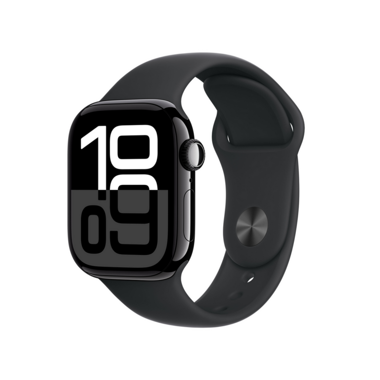 Apple Wearable Watch Jet Black Aluminium Case with Black Sport Band / 42mm / WLAN / MWWE3QF/A