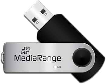 USB Flash Drive / MediaRange / MR908 / 8GB / USB-A & Micro-USB / USB 2.0 / 13MB/s / Zezë-Argjend - Figura 2
