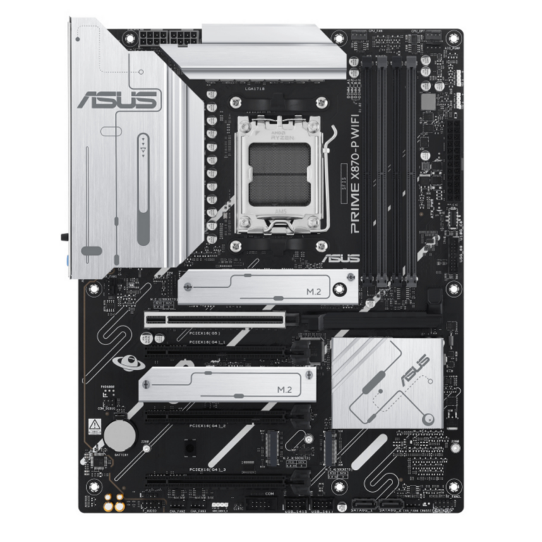 Pllakë Amë Asus Prime X870-P WiFi Motherboard / AMD Chipset / 90MB1IS0-M0EAY0 – Zezë / Bardhë