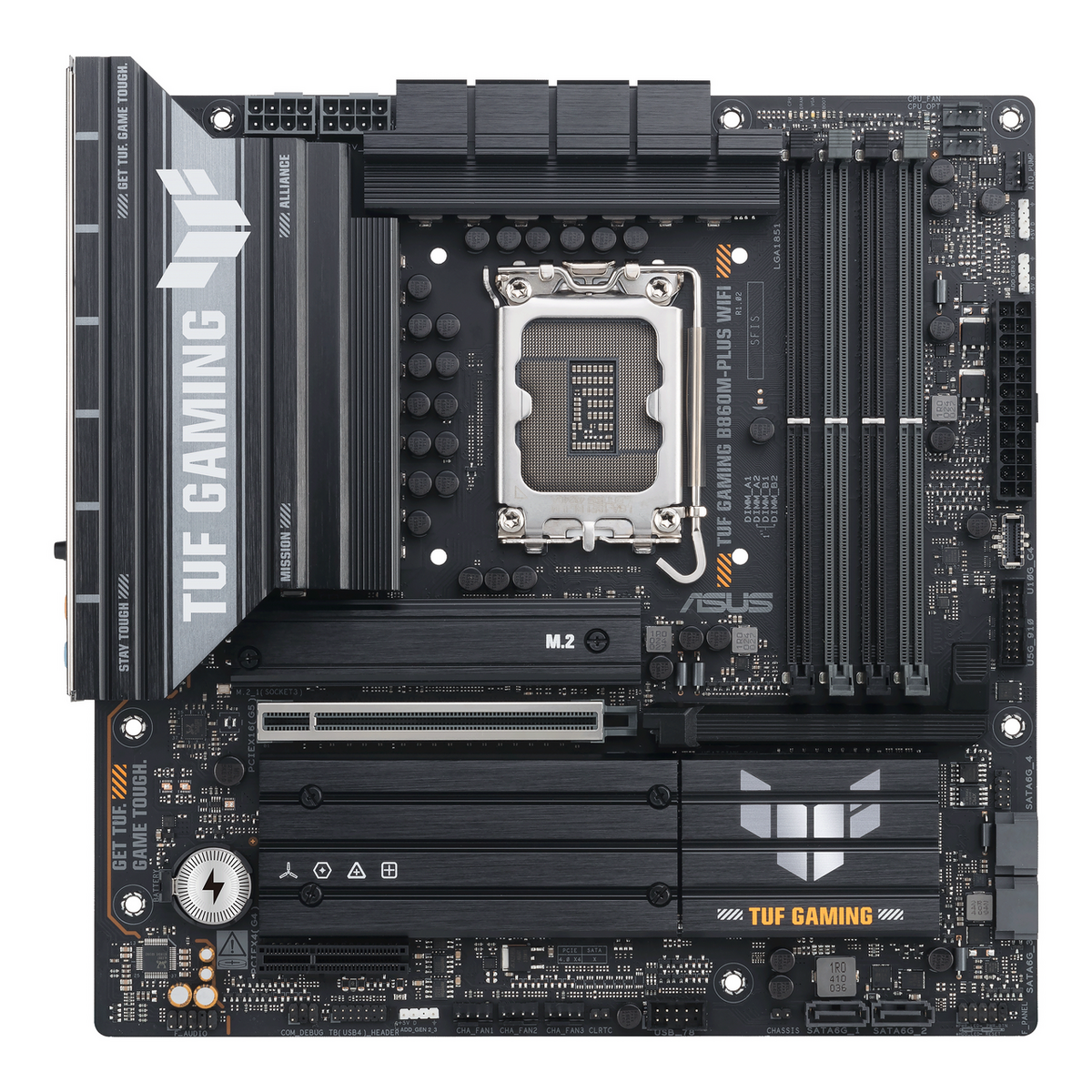 Pllakë Amë Asus TUF Gaming B860M-Plus WiFi Motherboard / Intel Chipset / 90MB1JV0-M0EAY0 – Zezë