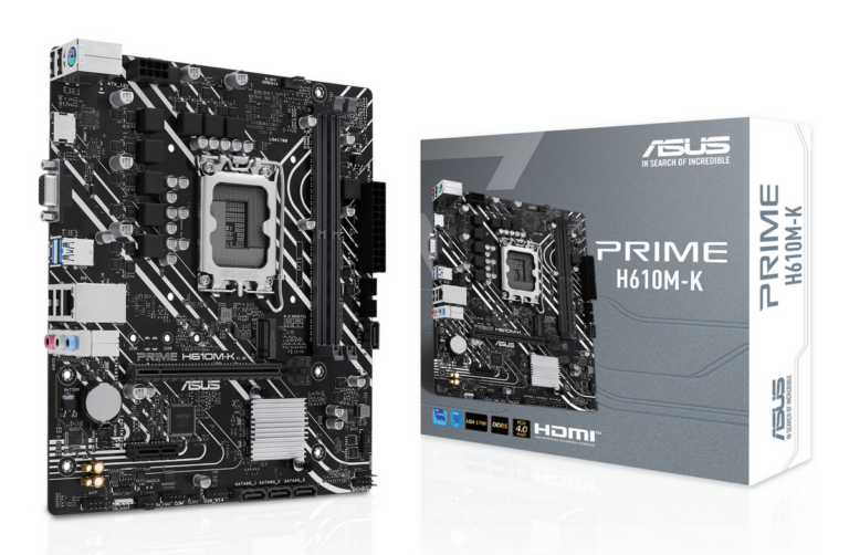 Pllakë Amë Asus PRIME H610M-K Motherboard / Intel Chipset / 90MB1GA0-M0EAY0 – Zezë