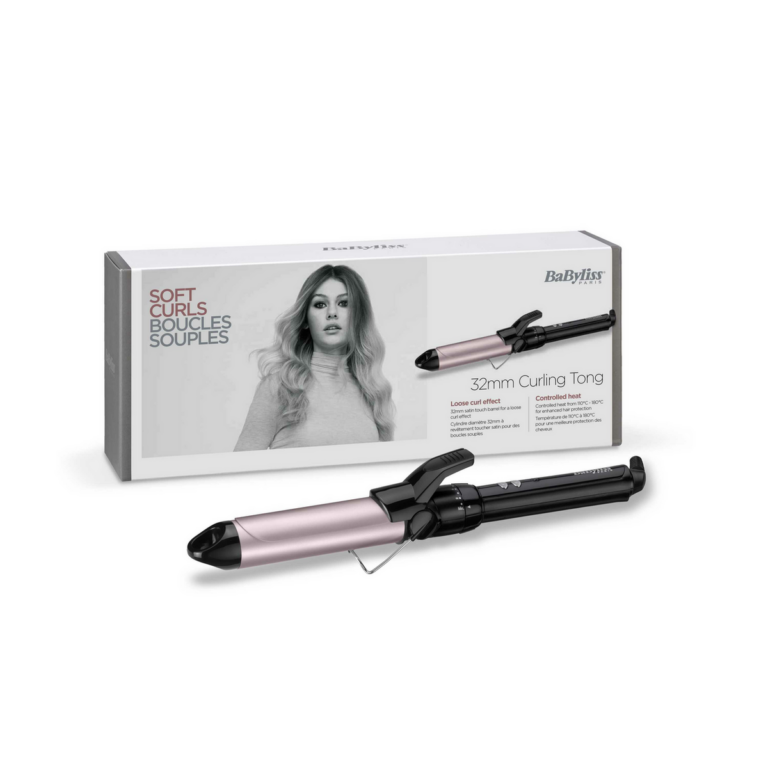 Stilues për Flokë BaByliss Curling Iron C332E / Ceramic Barrel / Adjustable Temperature - Zezë/Rozë