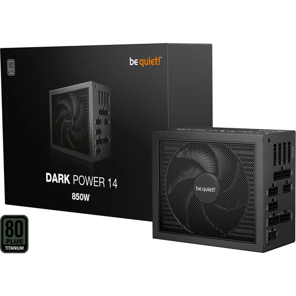 Furnizues Energjie PSU be quiet! Dark Power 14 850W ATX Power Supply / Fully Modular / 80+ Titanium – Zezë