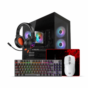 Beast Bundle 12 / i7-14700KF / 32GB / 1TB / RTX 5060 8GB / Case Seamless_X / I zi + Maus + Mauspad + Tastierë + Kufje