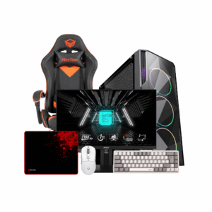 Beast Bundle 2 Gaming / Ryzen 5 5500 / 16GB / 500GB / RTX 5060 8GB + MSI Monitor Gaming G244F E2 23.8" IPS FHD 180 Hz + Maus + Karrige + Mauspad + Tastierë