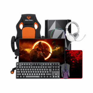Beast Bundle 5 / i5-14400F / 32GB / 500GB / RTX 5060 8GB / Case MSI FIGHTER V315 / I zi + + Monitor + Maus + Mauspad + Tastierë + Kufje + Karrige