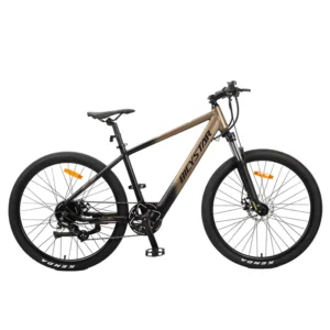 Biçikletë Elektrike Bicystar GT-EM100 27.5″ - Gold/Zezë