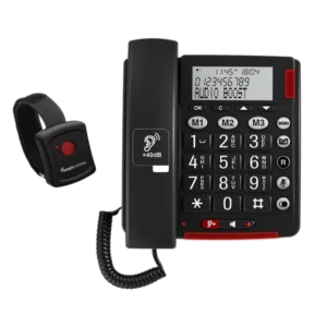 Amplicomms BigTel 50 Alarm Plus Emergency Call Bracelet Duo – Gri