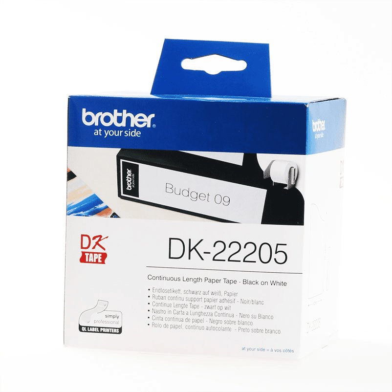 Letër Brother Label DK-22205 / DK22205 – Bardhë