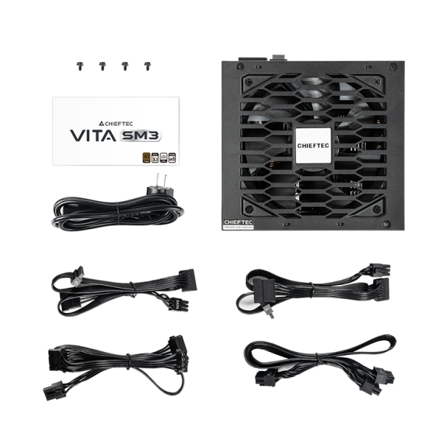 Furnizues Energjie PSU Chieftec VITA SM3 Series BPX-850-C 700W ATX Power Supply / Silent Fan / Bulk Packaging - Zezë - Figura 3