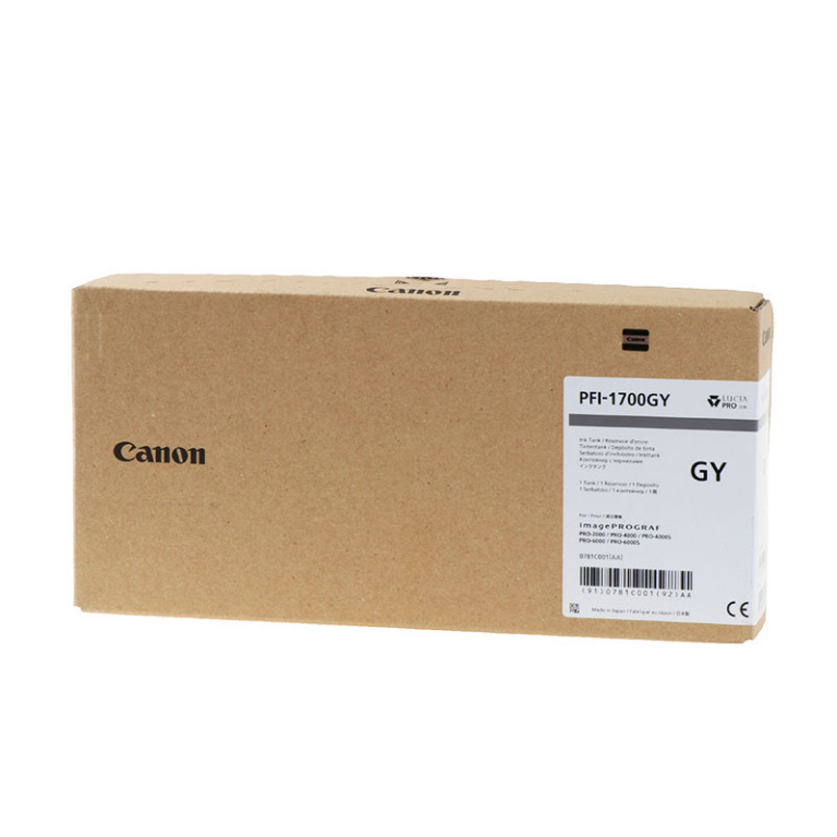 INK Canon PFI-1700GY / 0781C001 / XXL – Gri
