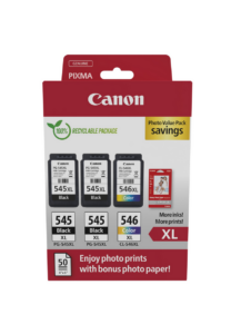 Ink Canon PG-545XL / Multipack / XL – 2×Zezë/Blu/Rozë/Verdhë