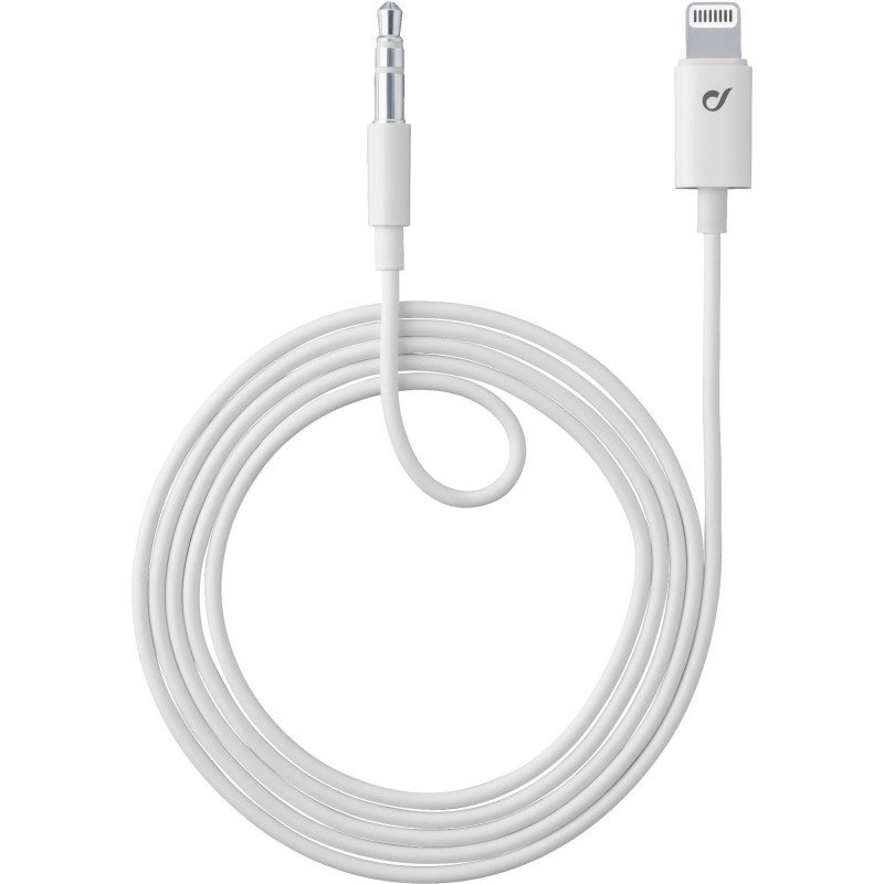 Kabllo Aux to Lightning Cellularline – Bardhë