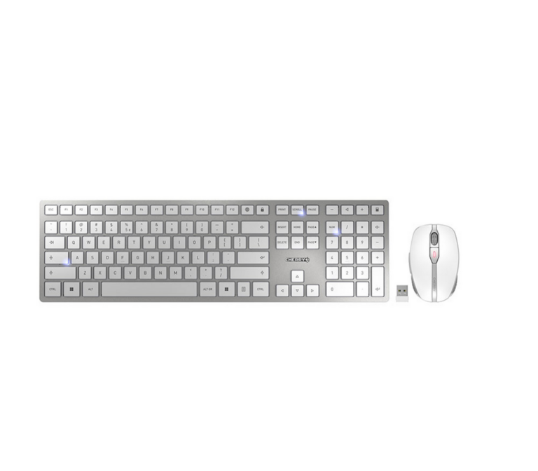 Combo (Tastierë & Maus) Cherry DW 9100 SLIM / JD‑9100EU‑1 / Wireless / QWERTY – Argjend