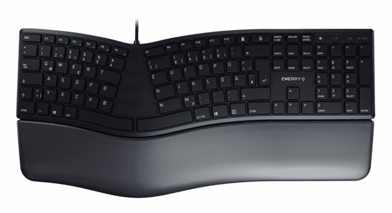 Tastierë Me kabllo Cherry JK-4500B / Mechanical Keyboard / USB / German Layout - Zezë